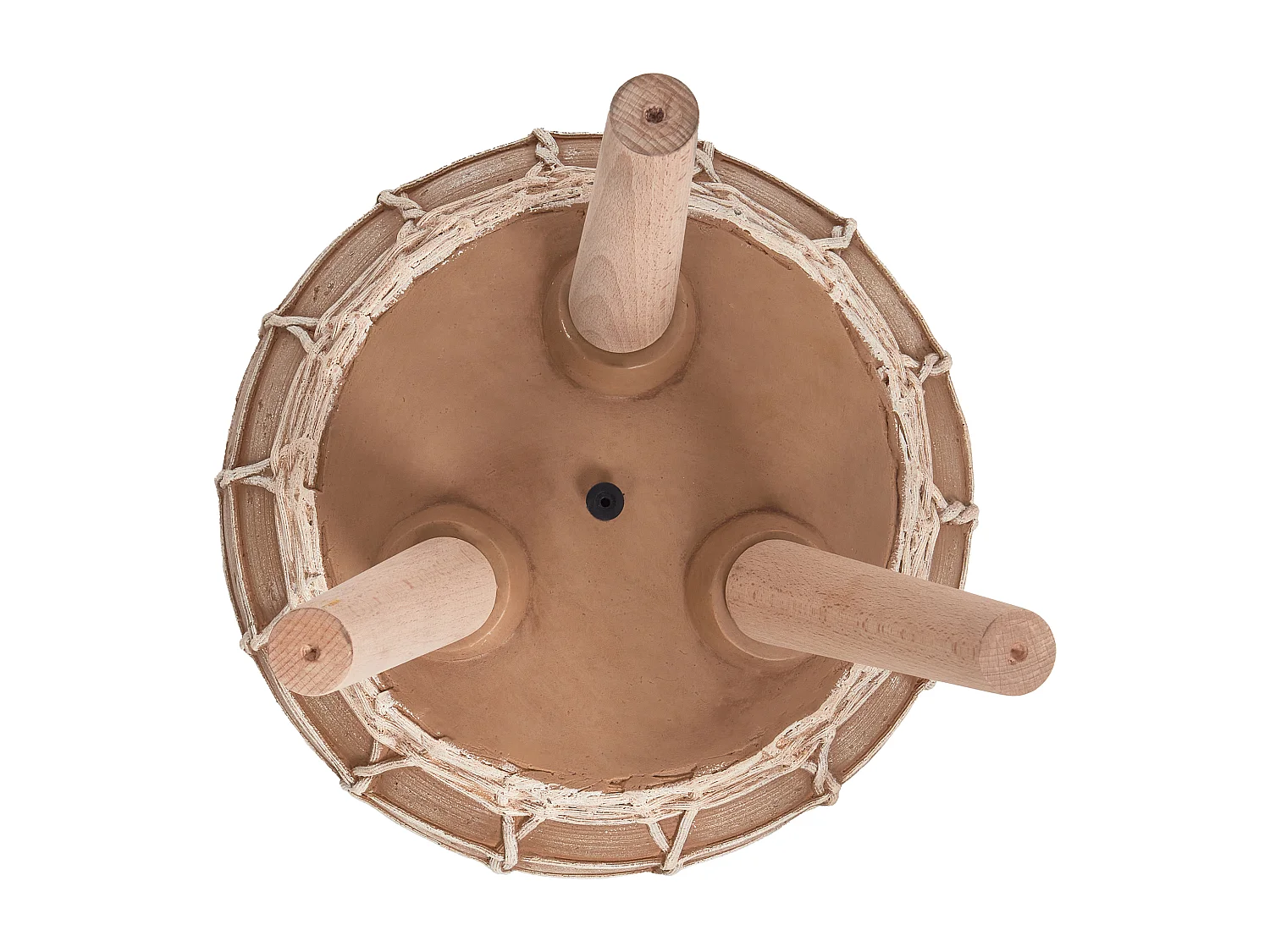 Vaso per piante rialzato DARMERA Ceramica 30 cm Marrone chiaro