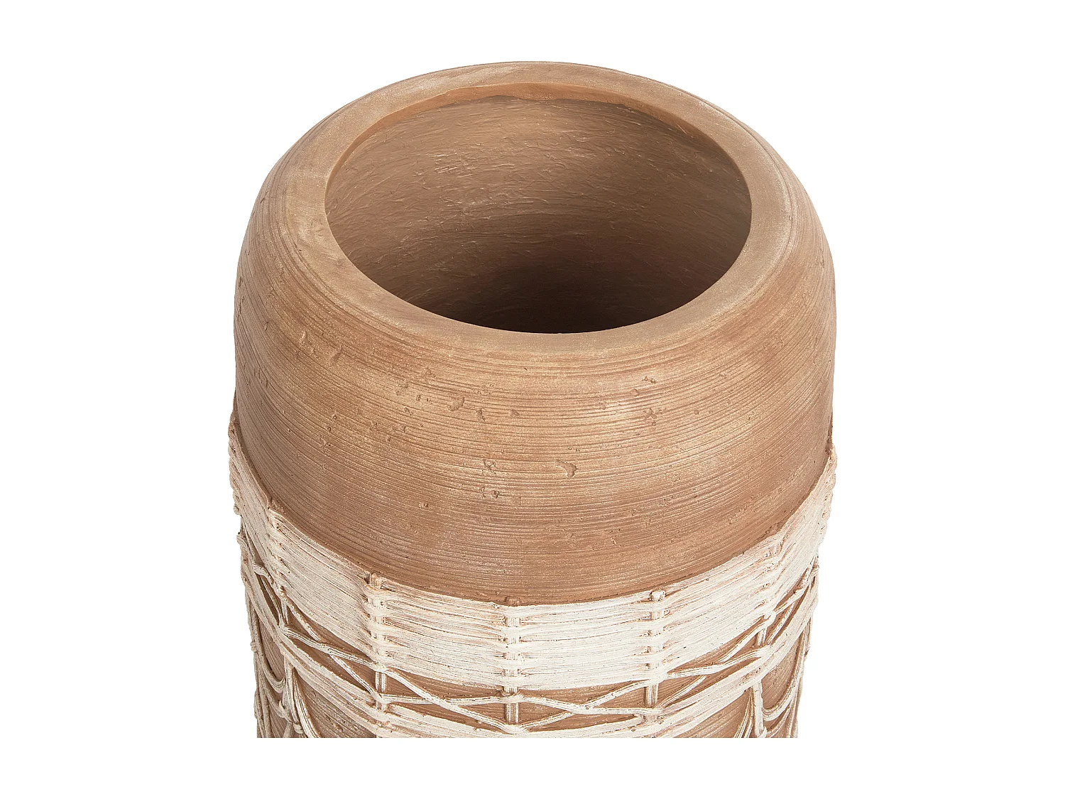 Cache-pot sur pied DRYOPTERIS 29 cm Marron clair