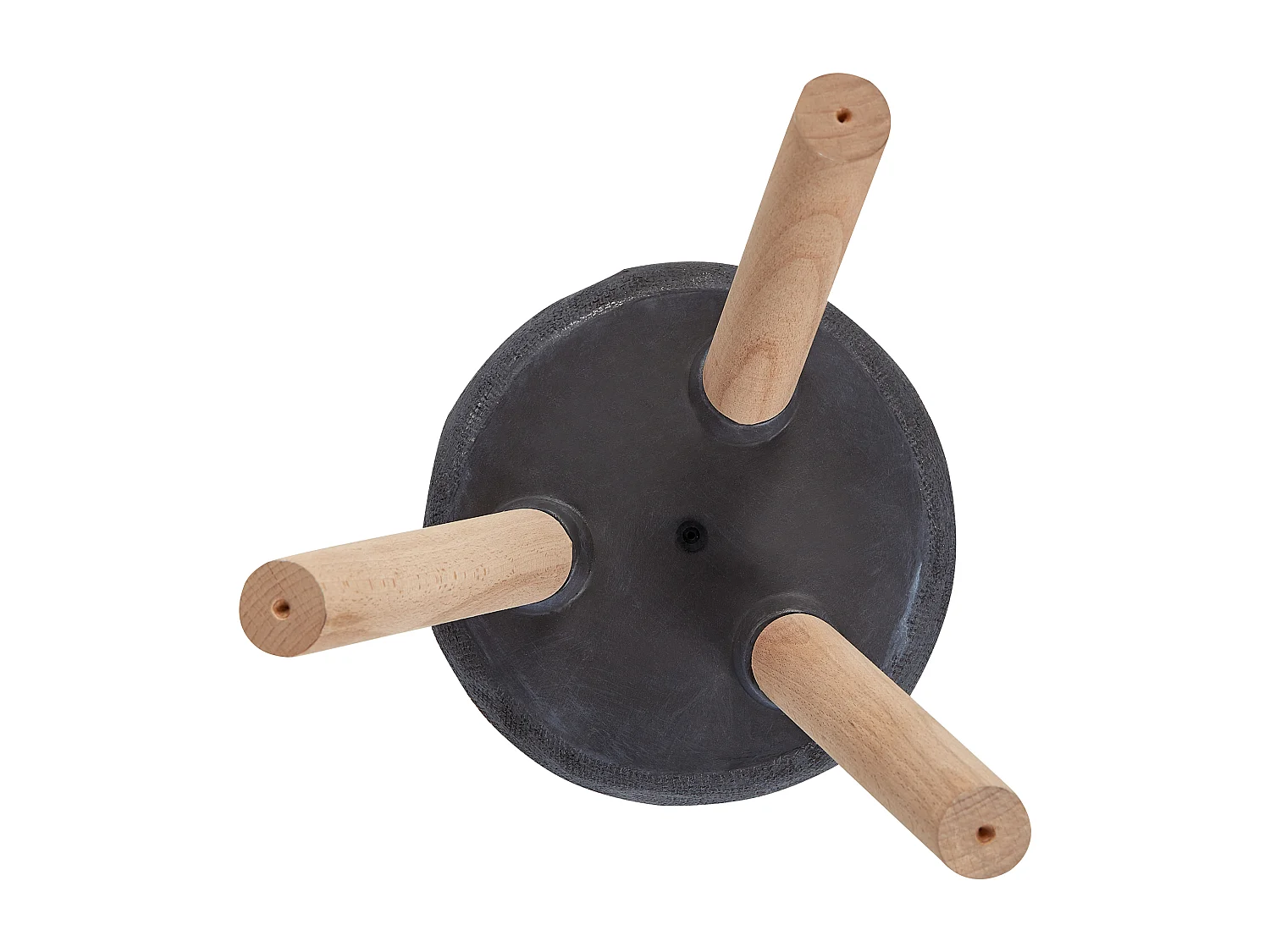 Cache-pot sur pied BRUNNERA 24 cm Gris graphite