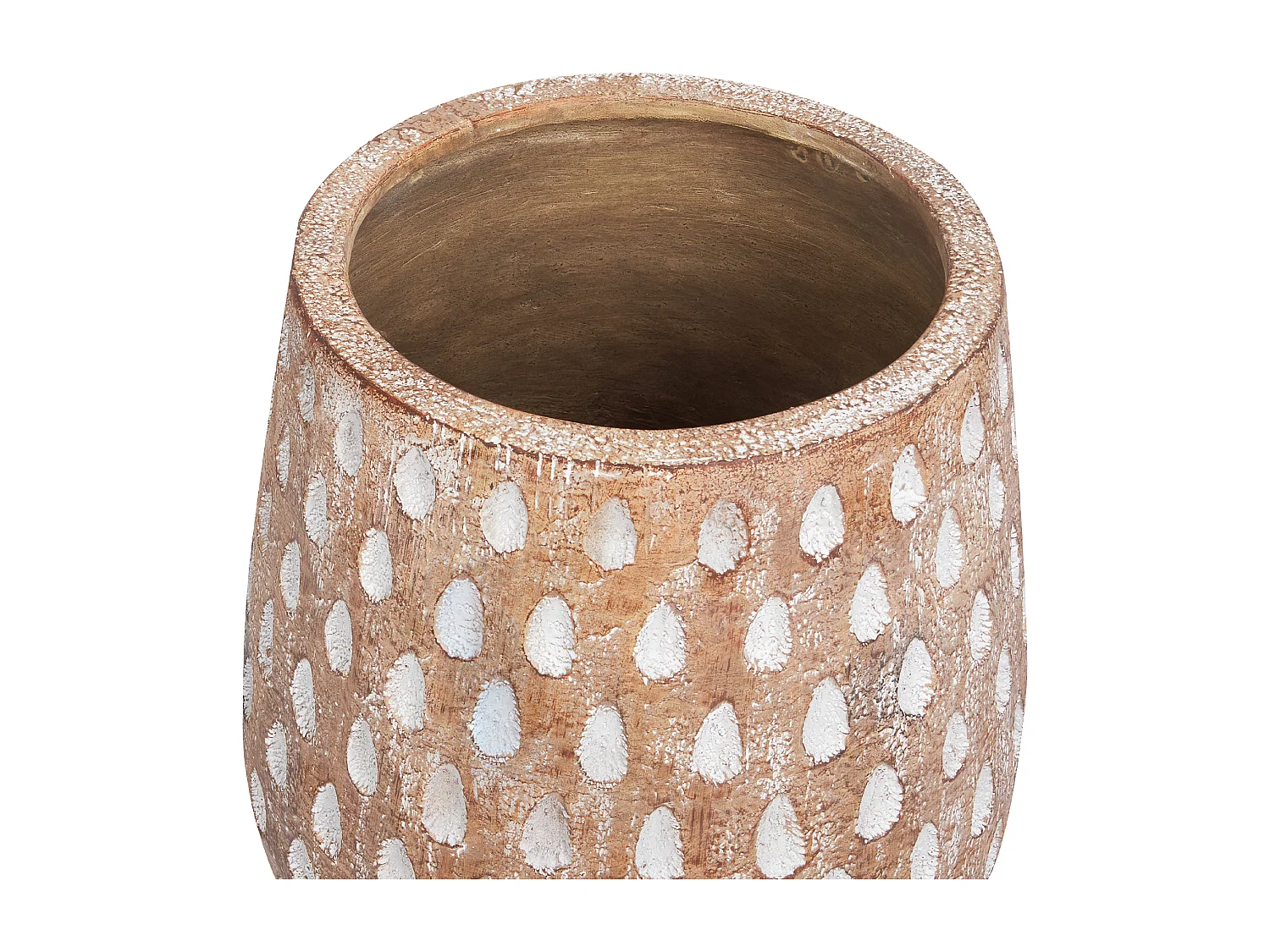 Vaso per piante rialzato ASCLEPIAS Ceramica 27 cm Marrone chiaro