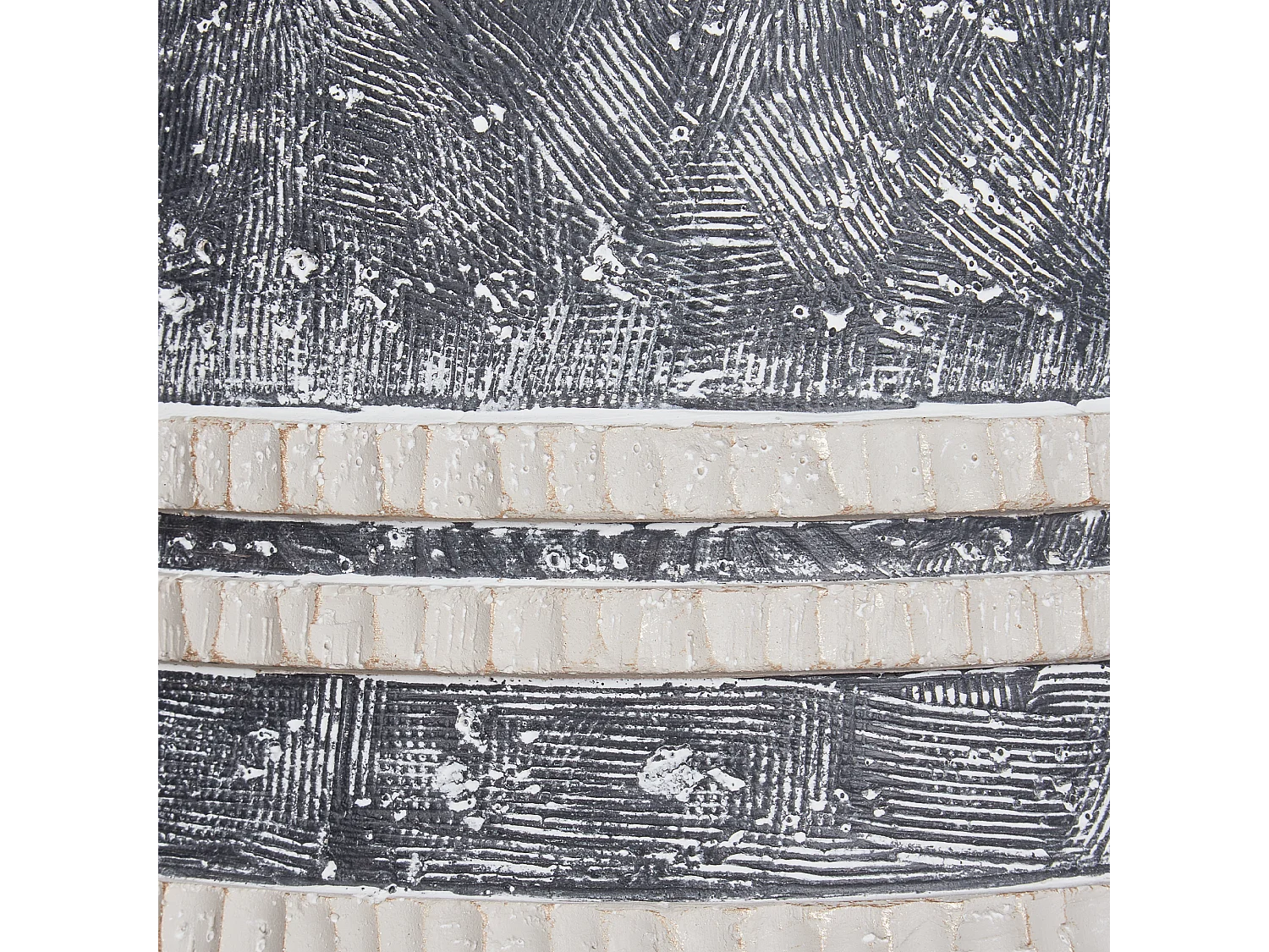 Vaso alto para plantas ARISAEMA Cerâmica 27 cm Cinzento