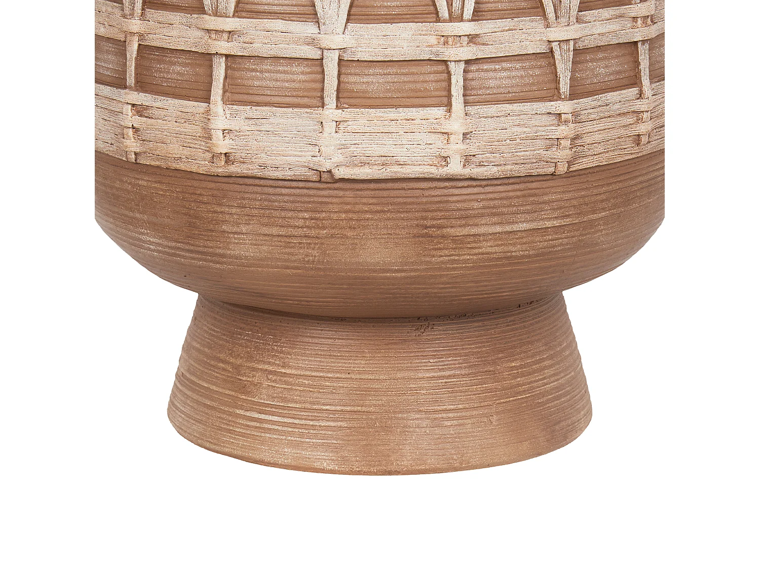 Vaso per piante CICUTA Ceramica 22 cm Marrone chiaro