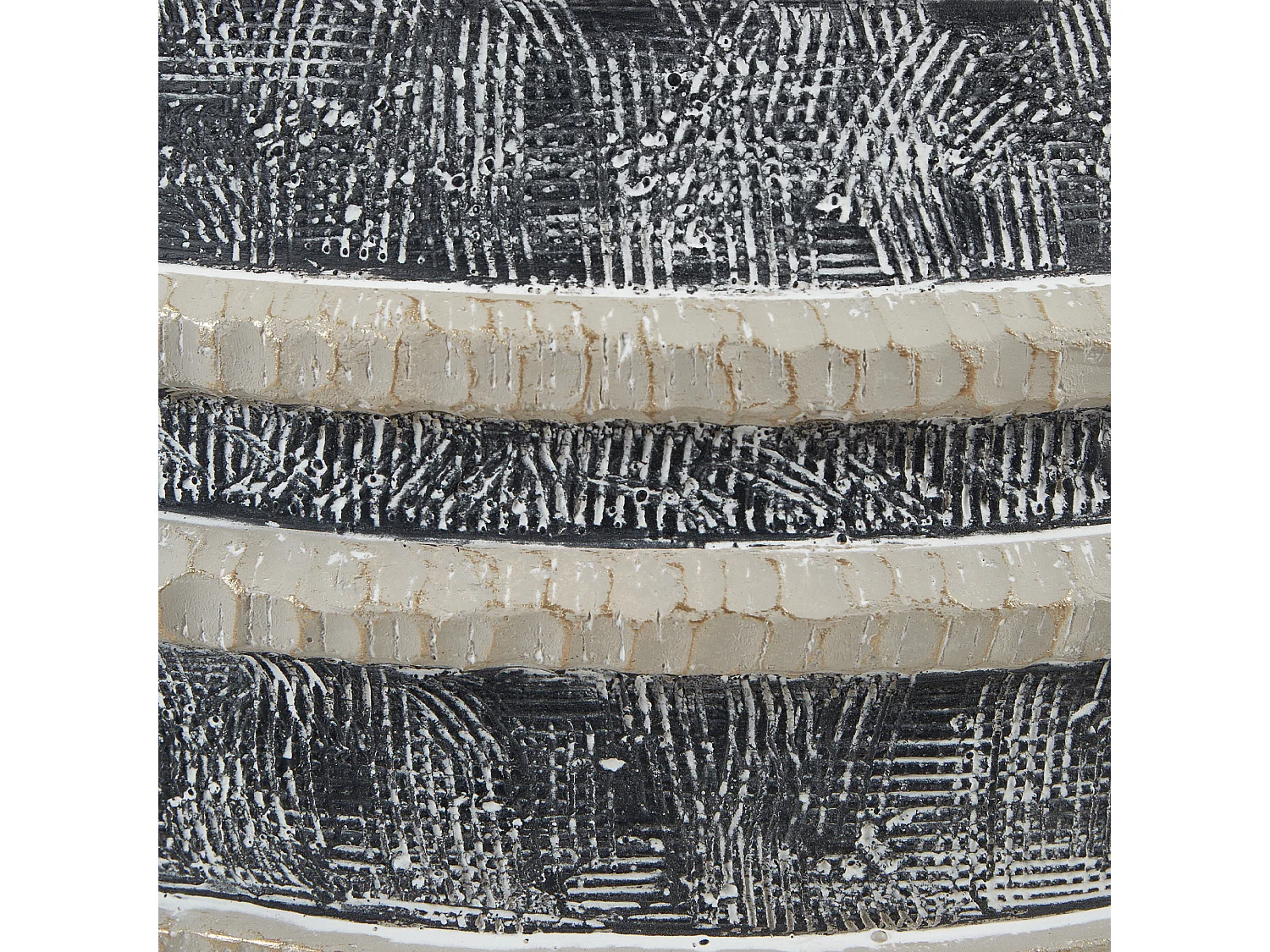 Blumentopf mit Beinen ATHYRIUM Keramik 38 cm Beige