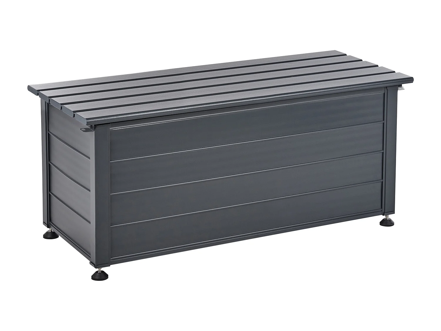 Coffre de rangement CAMPALTO 113 cm 50 cm Gris foncé