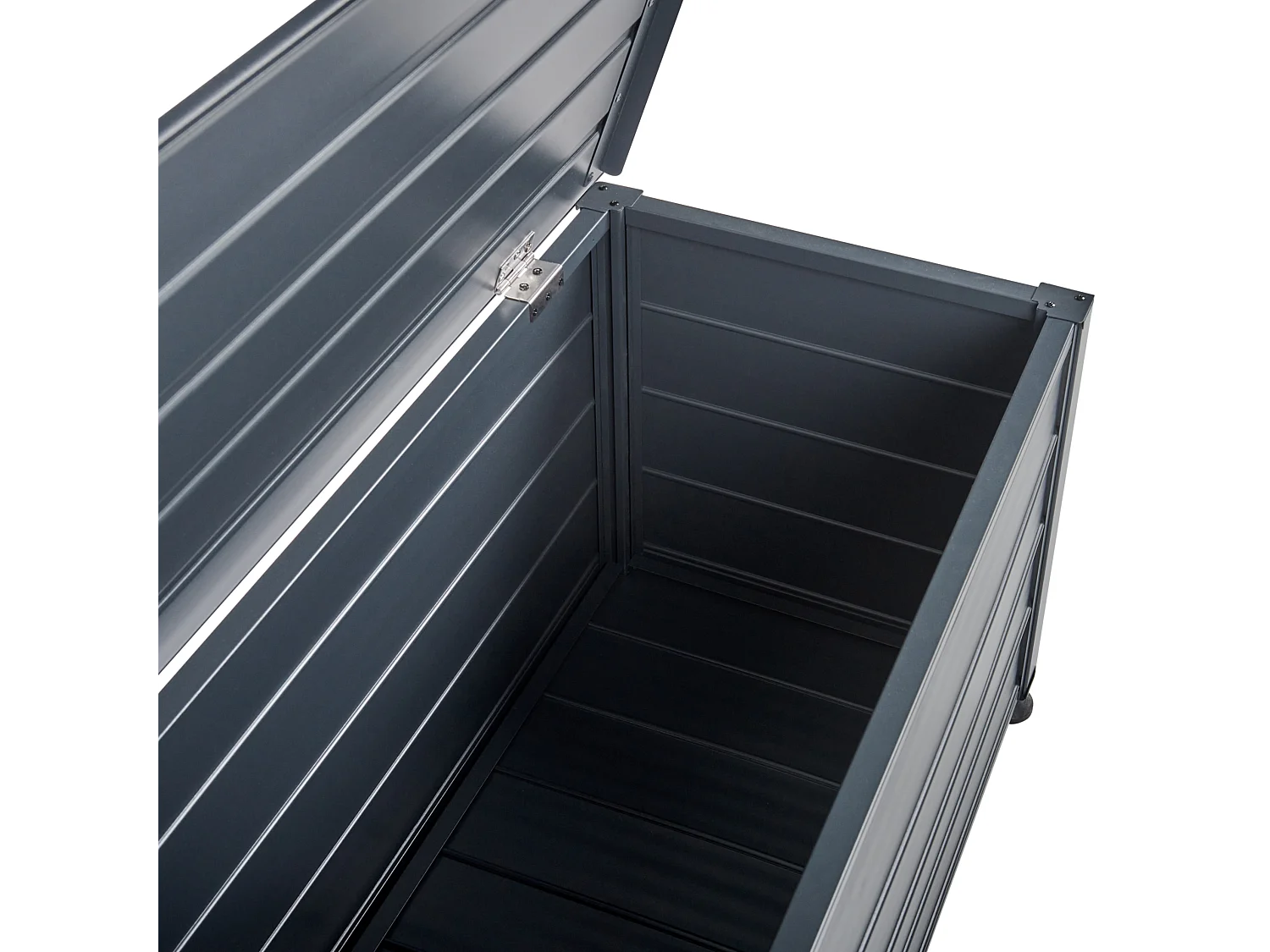 Kussenbox CAMPALTO Metaal 113 cm 50 cm Donkergrijs