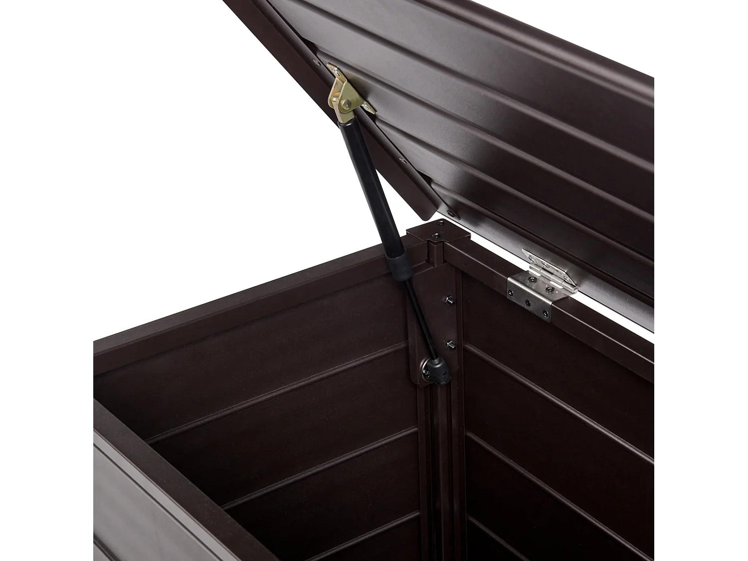 Caixa de arrumação CAMPALTO Metal 123 cm 60 cm Castanho escuro