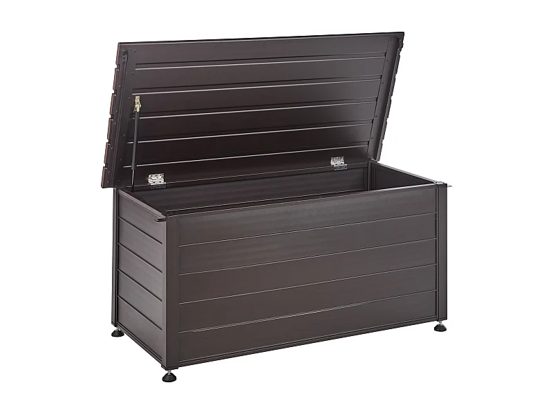 Caixa de arrumação CAMPALTO Metal 123 cm 60 cm Castanho escuro