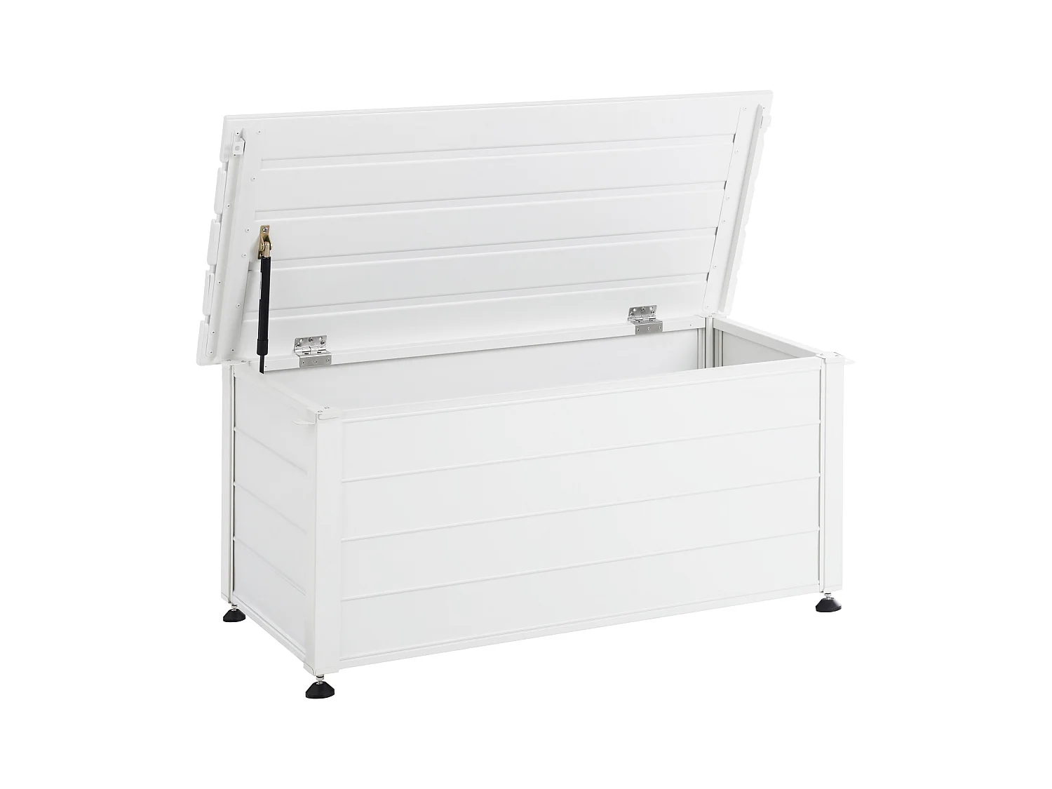 Aufbewahrungsbox CAMPALTO Metall 113 cm 50 cm Weiss