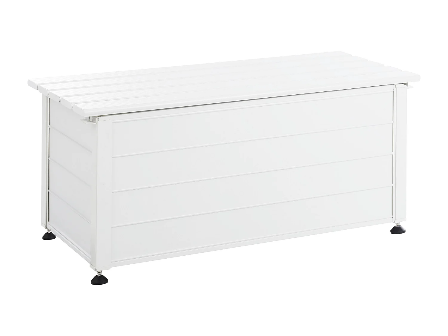 Aufbewahrungsbox CAMPALTO Metall 113 cm 50 cm Weiss