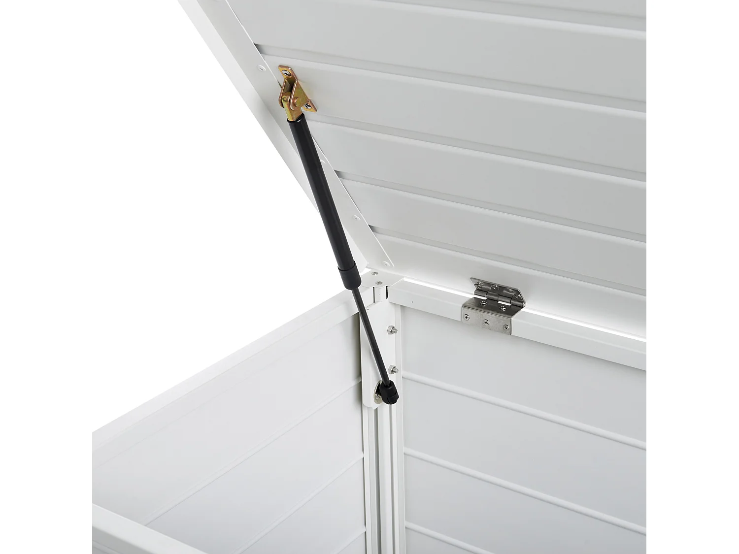 Coffre de rangement CAMPALTO 123 cm 60 cm Blanc