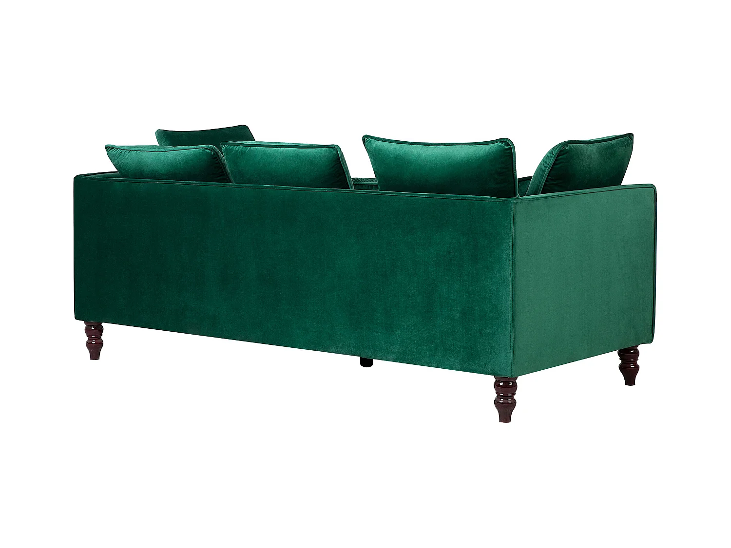 Canapé FENSTAD Velours Vert émeraude 3 places