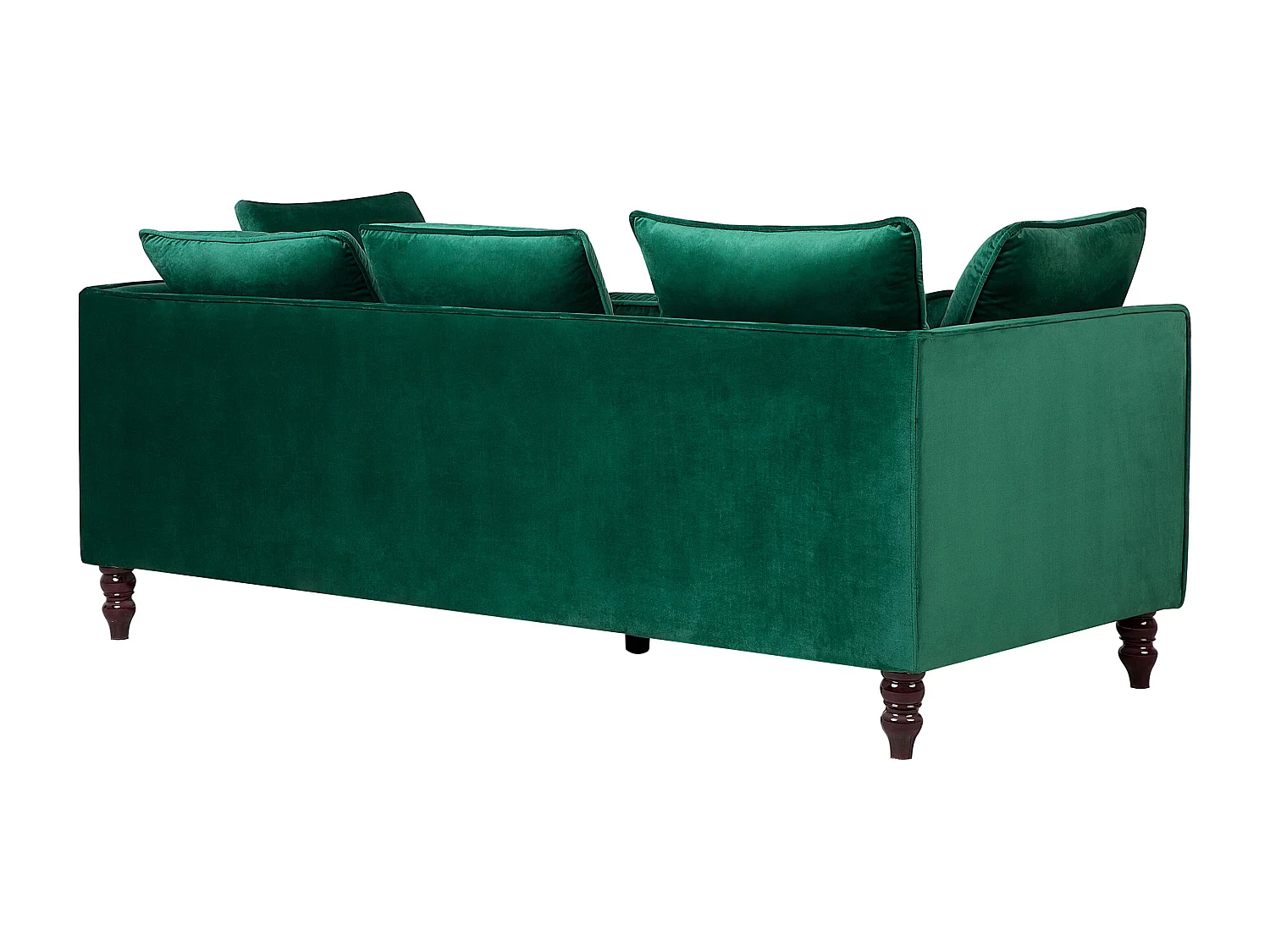 Canapé FENSTAD Velours Vert émeraude 3 places