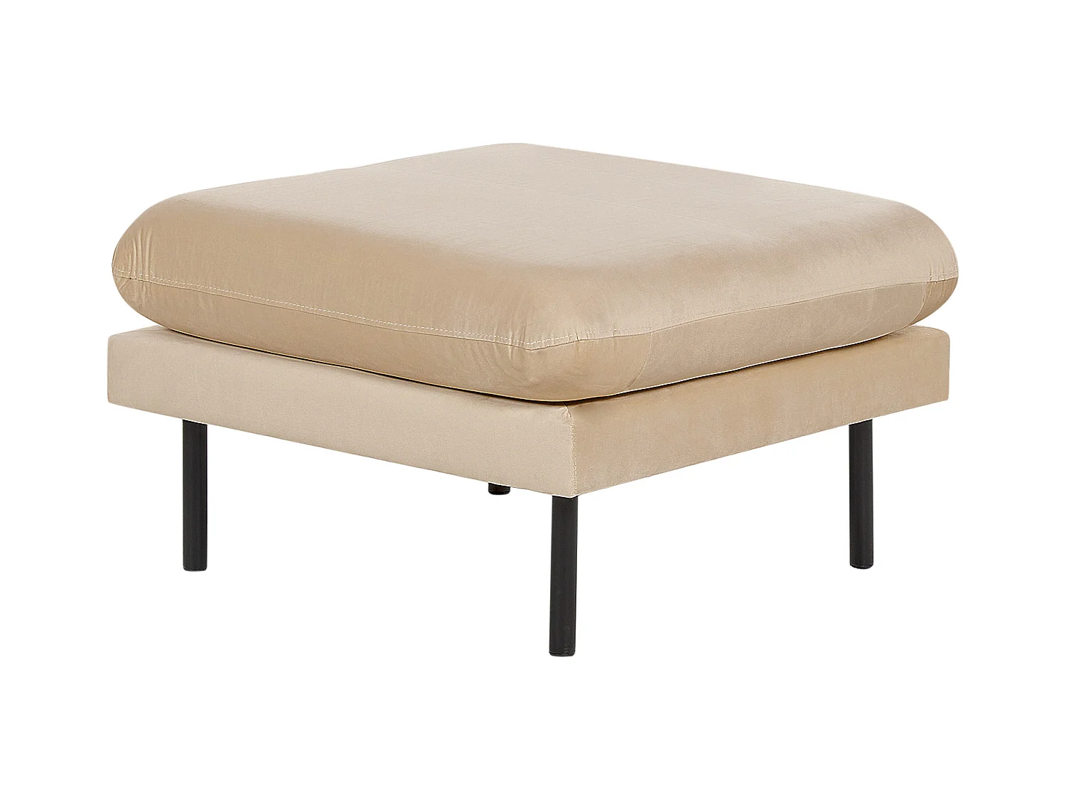 Ottoman VINTERBRO Velours Beige