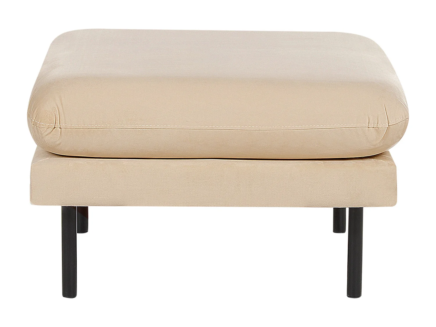 Ottomaan VINTERBRO Fluweel Beige