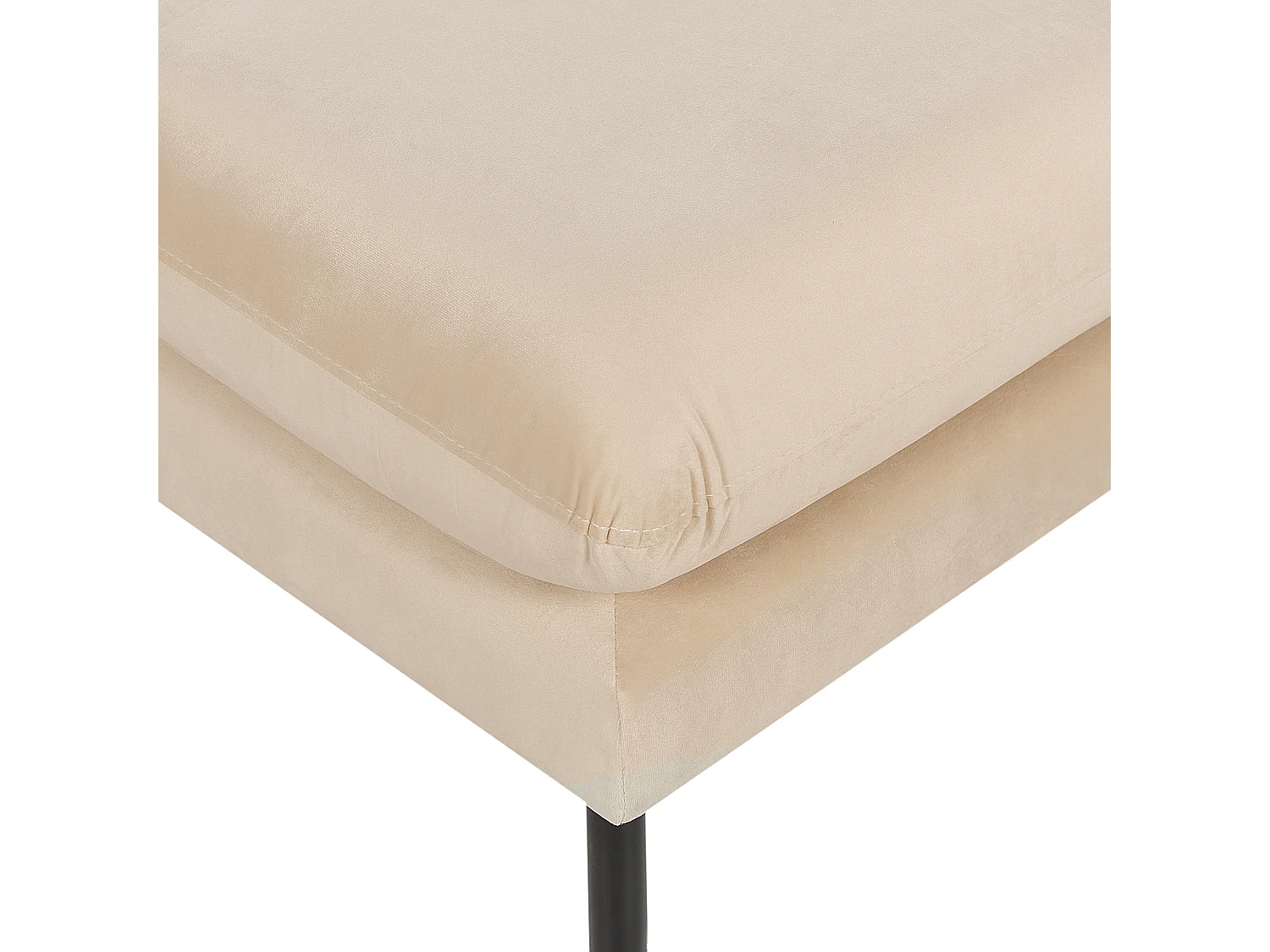 Ottoman VINTERBRO Velours Beige
