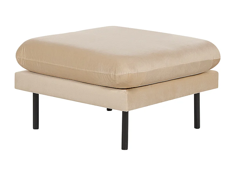 Ottoman VINTERBRO Velours Beige