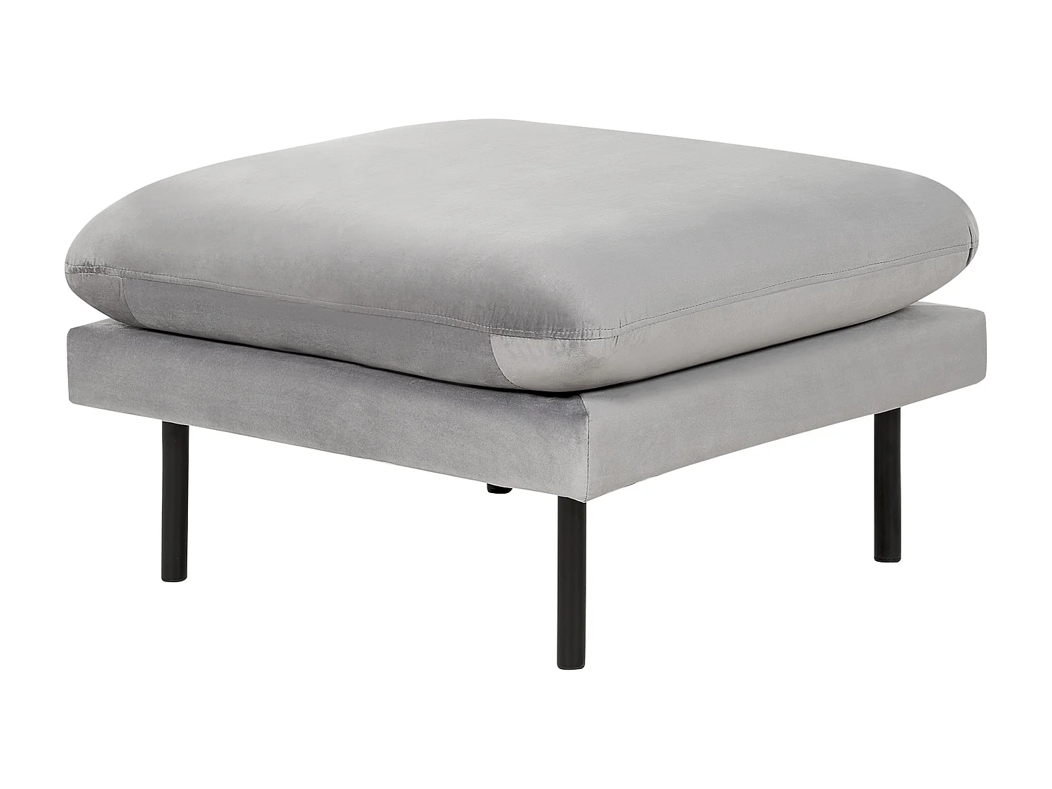 Ottoman VINTERBRO Velours Gris