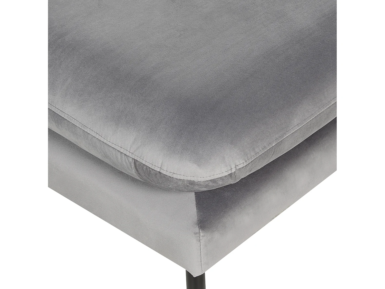 Ottoman VINTERBRO Velours Gris