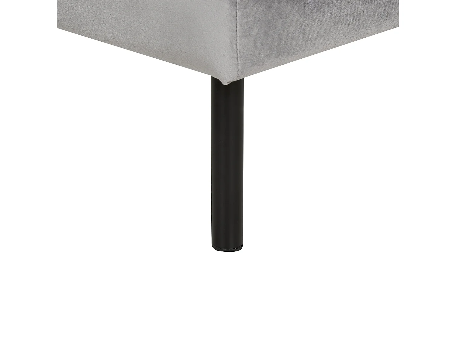 Ottoman VINTERBRO Velours Gris