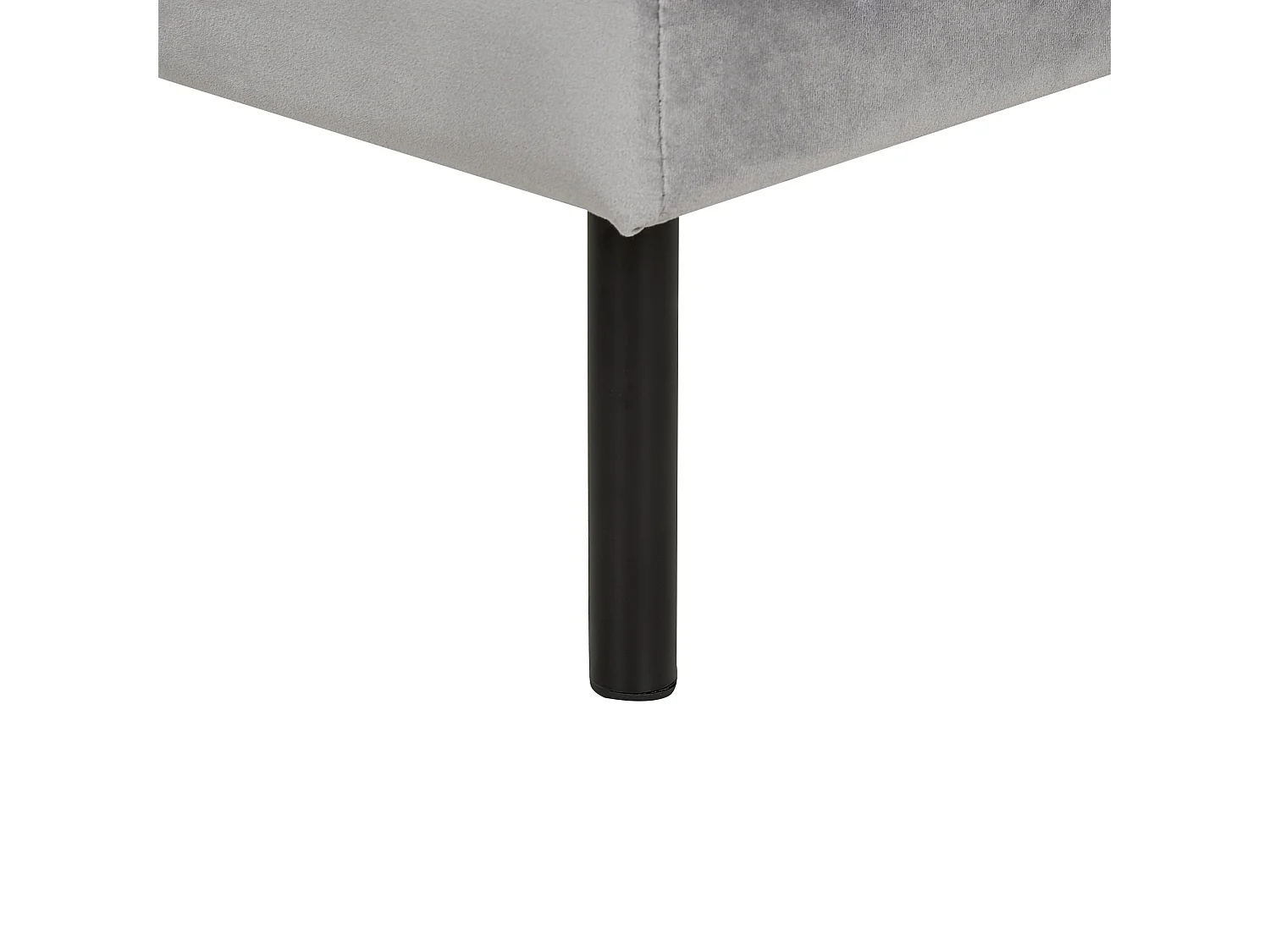 Ottoman VINTERBRO Velours Gris