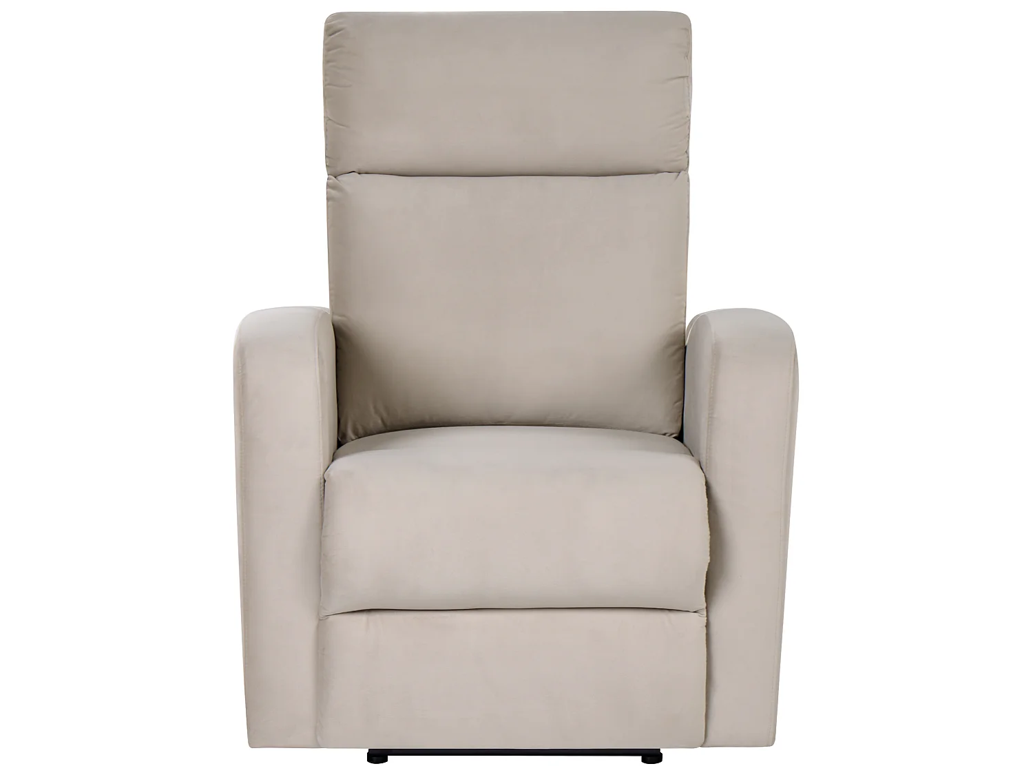 Velvet Electric Recliner Chair Beige VERDAL