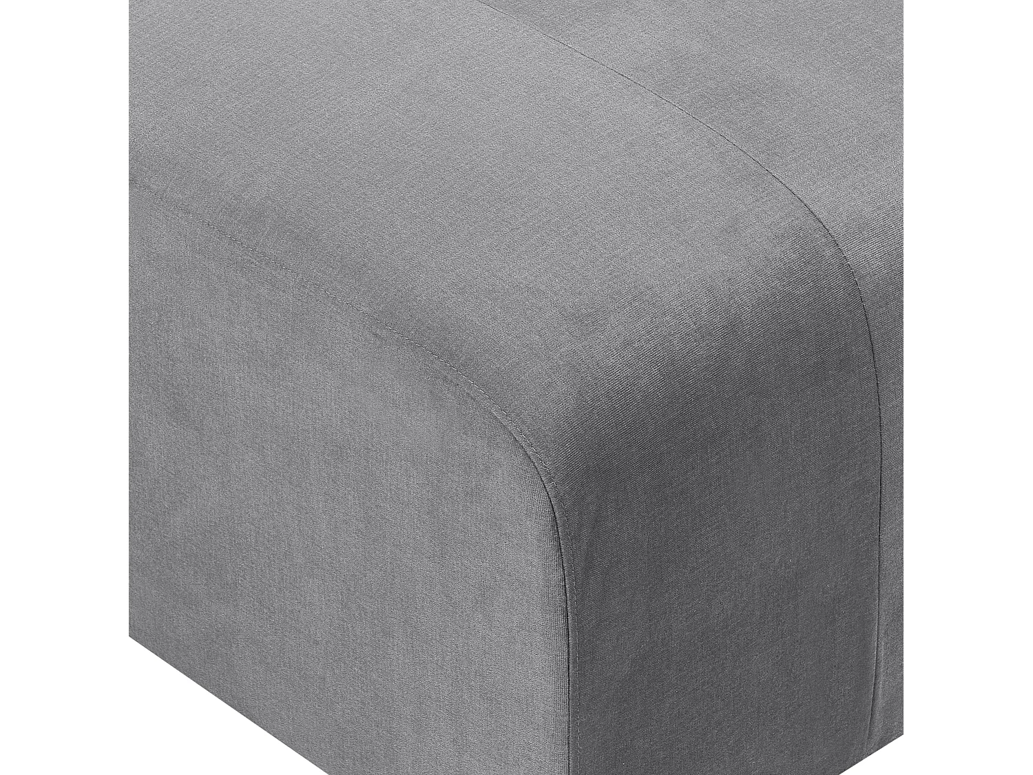 Otomana FALSTERBO Terciopelo Gris