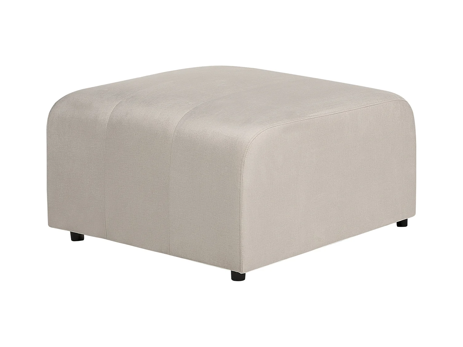Ottomane FALSTERBO Samtstoff Beige