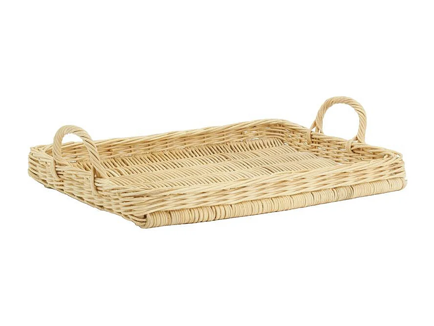 Plateau à fromage en rotin