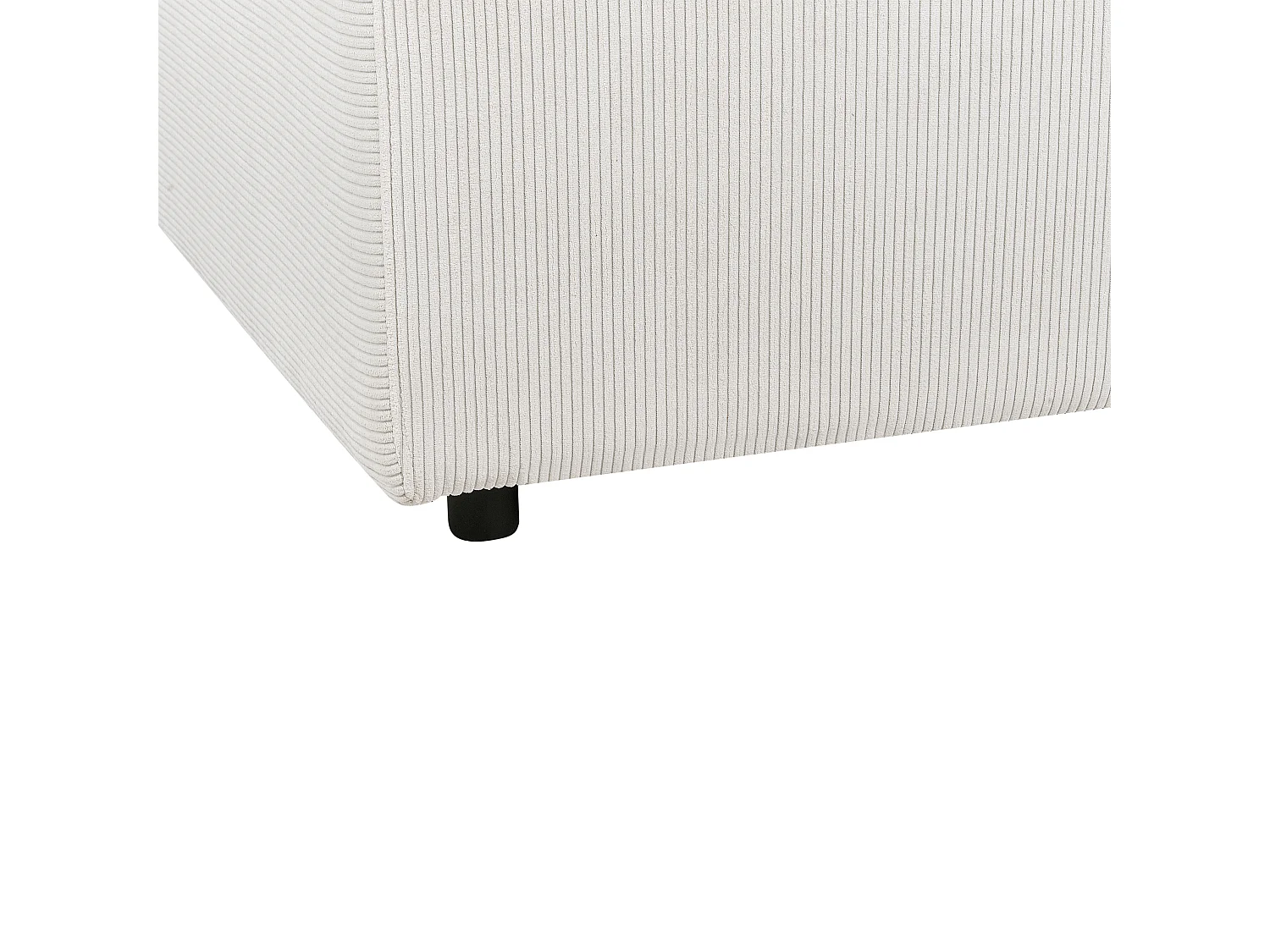 Ottomane FALSTERBO Cord Cremeweiss