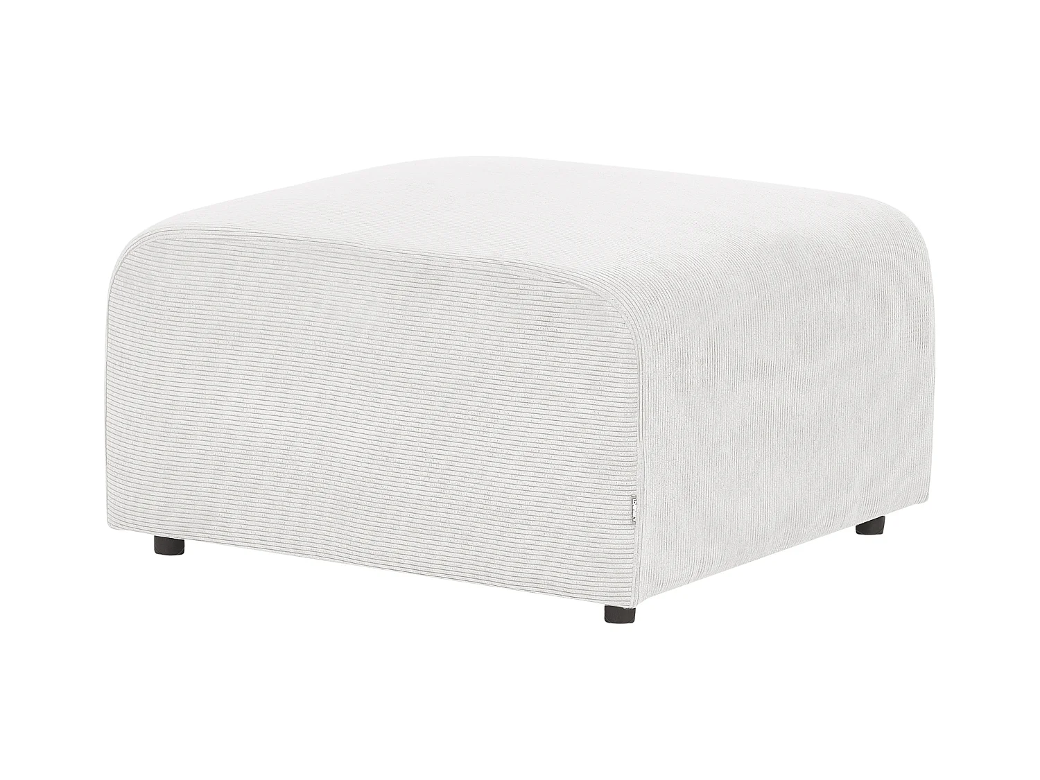 Ottomane FALSTERBO Cord Cremeweiss