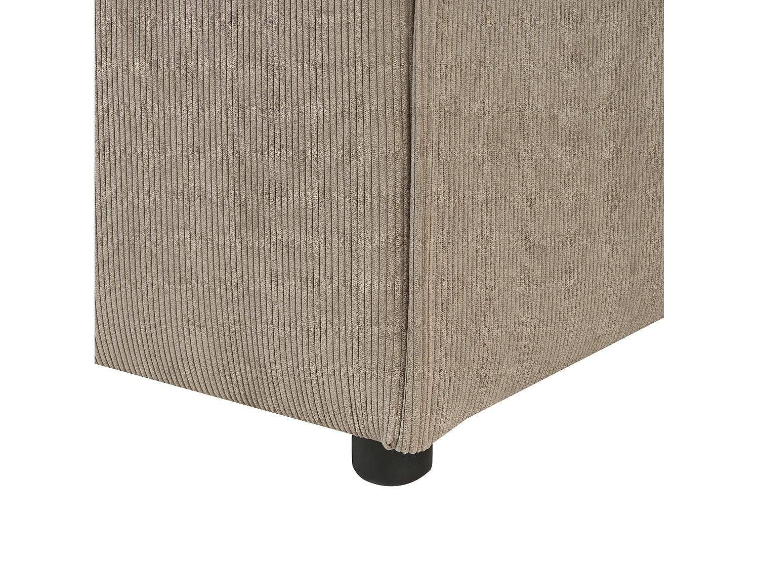 Ottomane ARDAL Cord Taupe