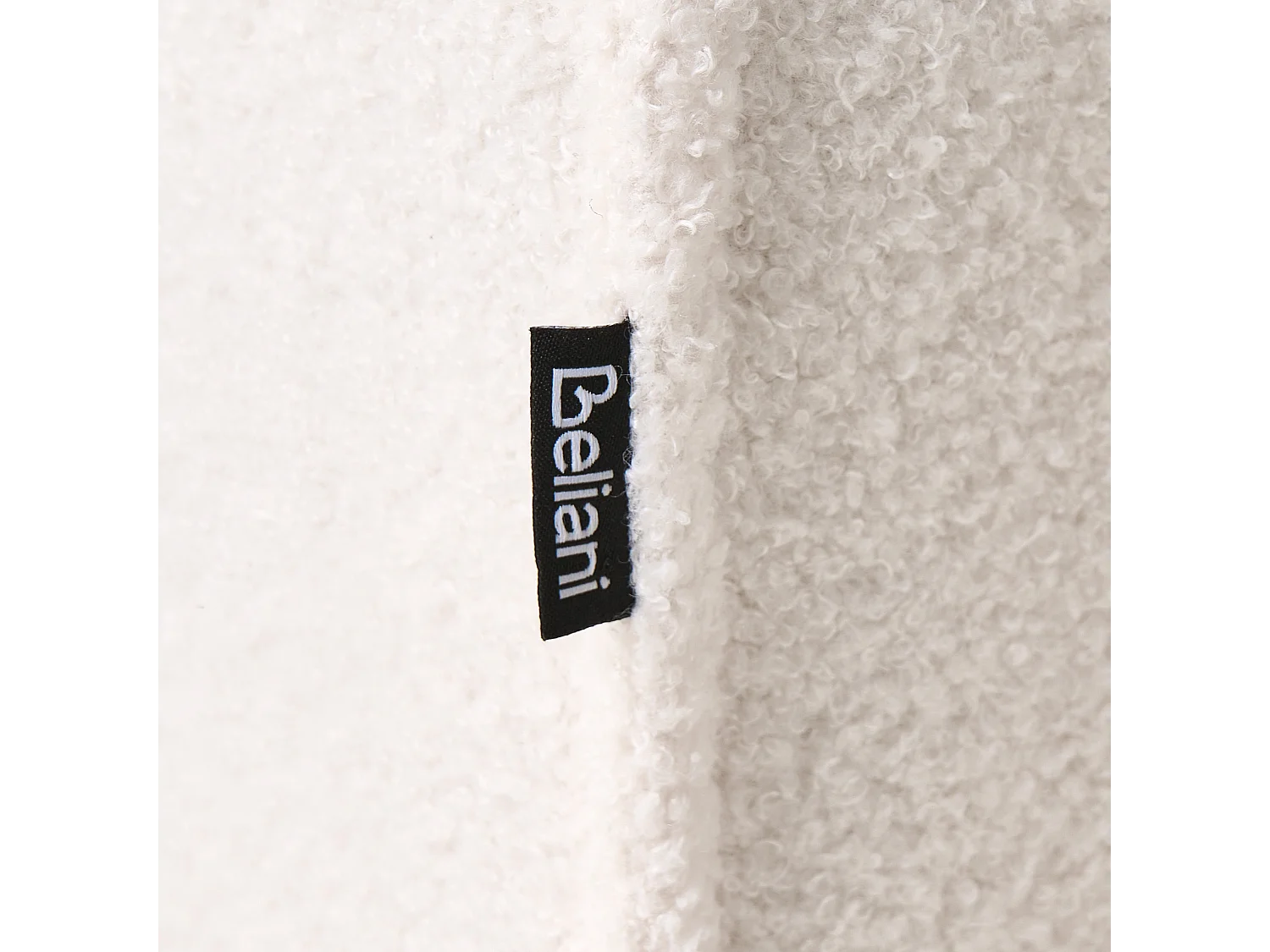 Ottoman ARDAL Bouclé Blanc cassé