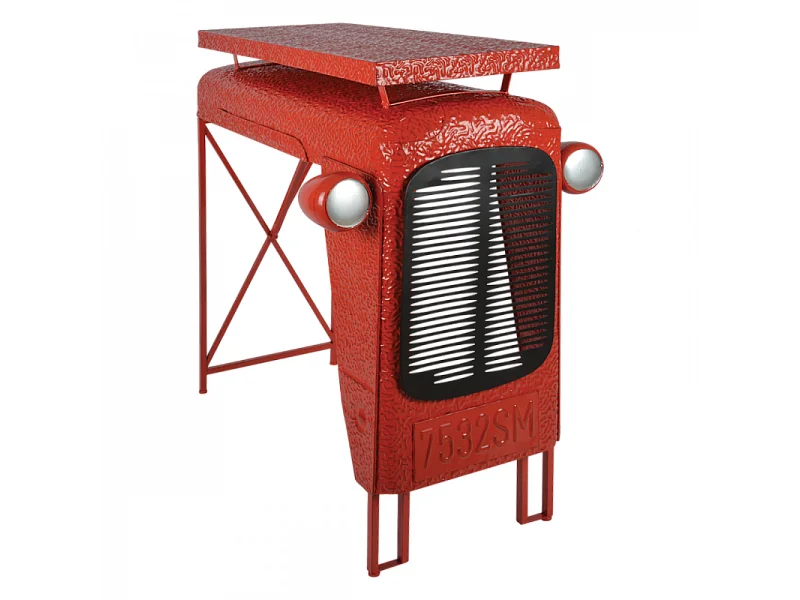 Table avec calandre de tracteur