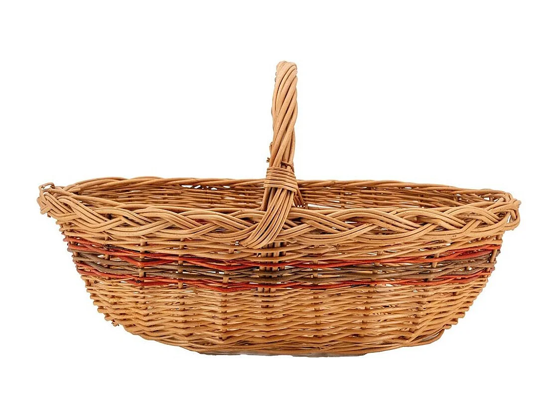 Panier à champignons en osier buff