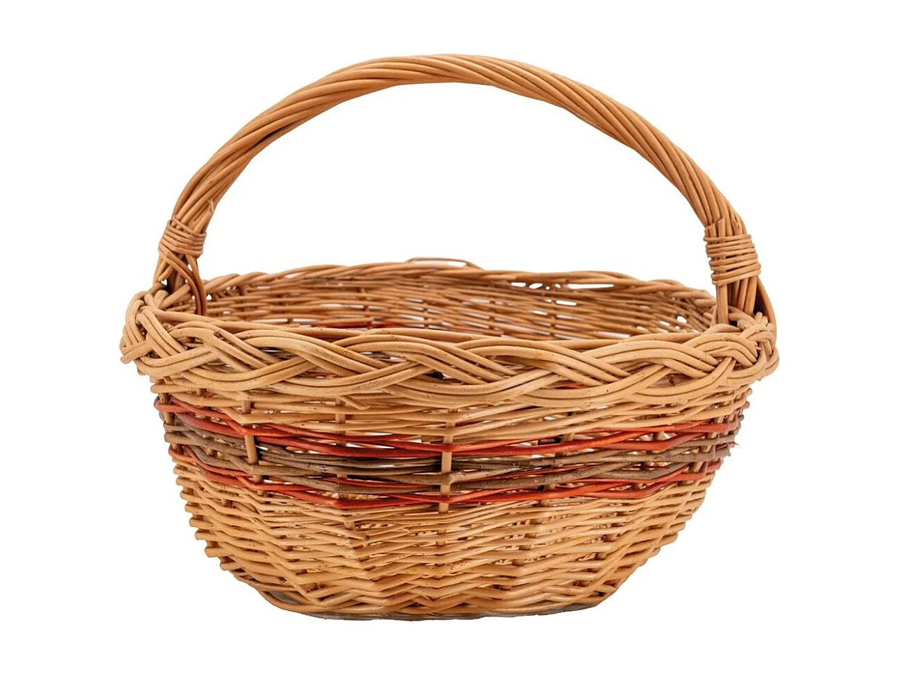 Panier à champignons en osier buff