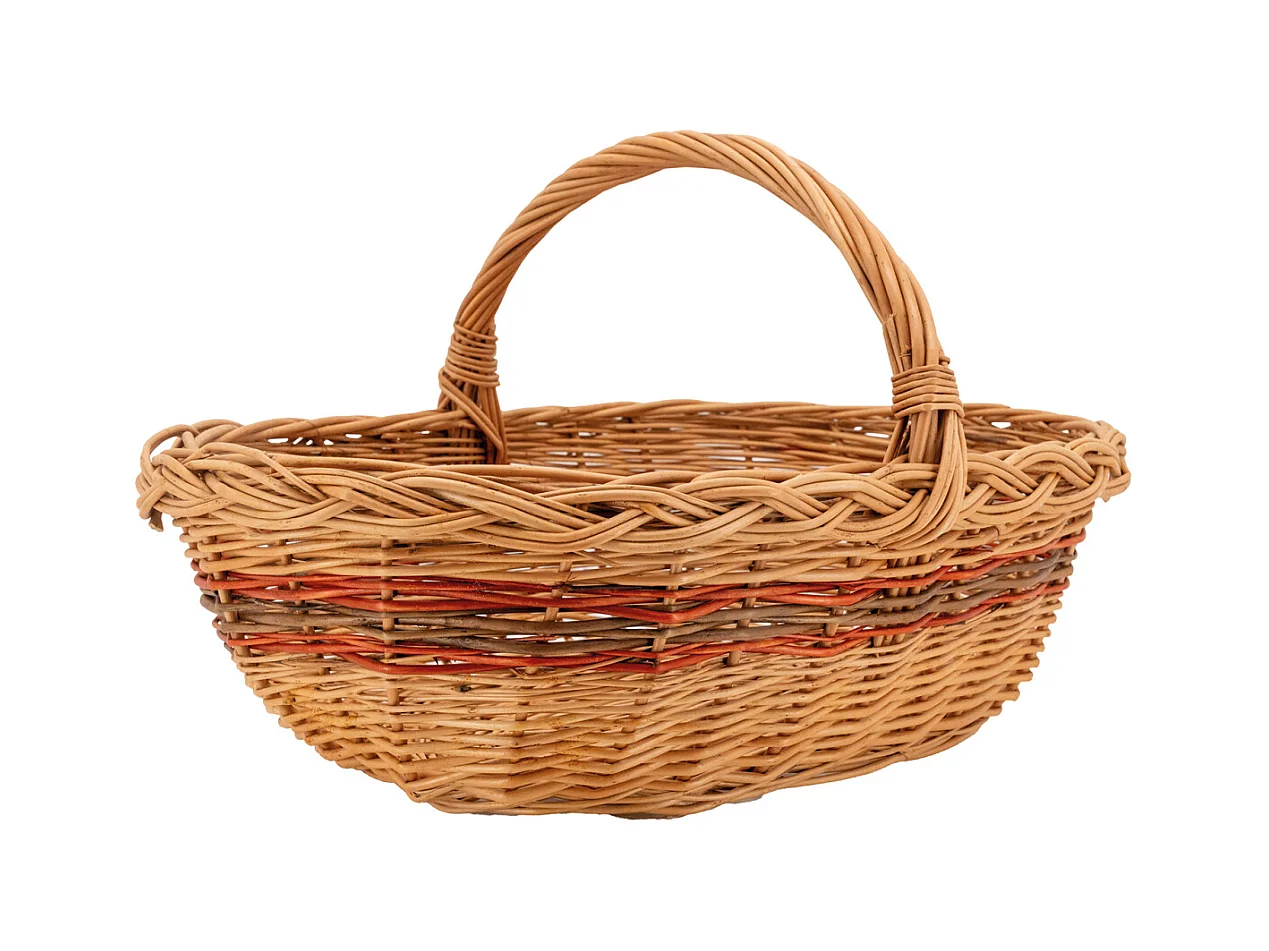 Panier à champignons en osier buff