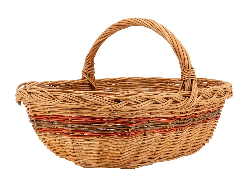 Panier à champignons en osier buff