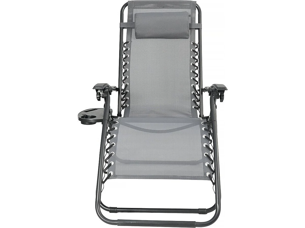 Fotel ogrodowy "Sintra" zero gravity recliner - szary