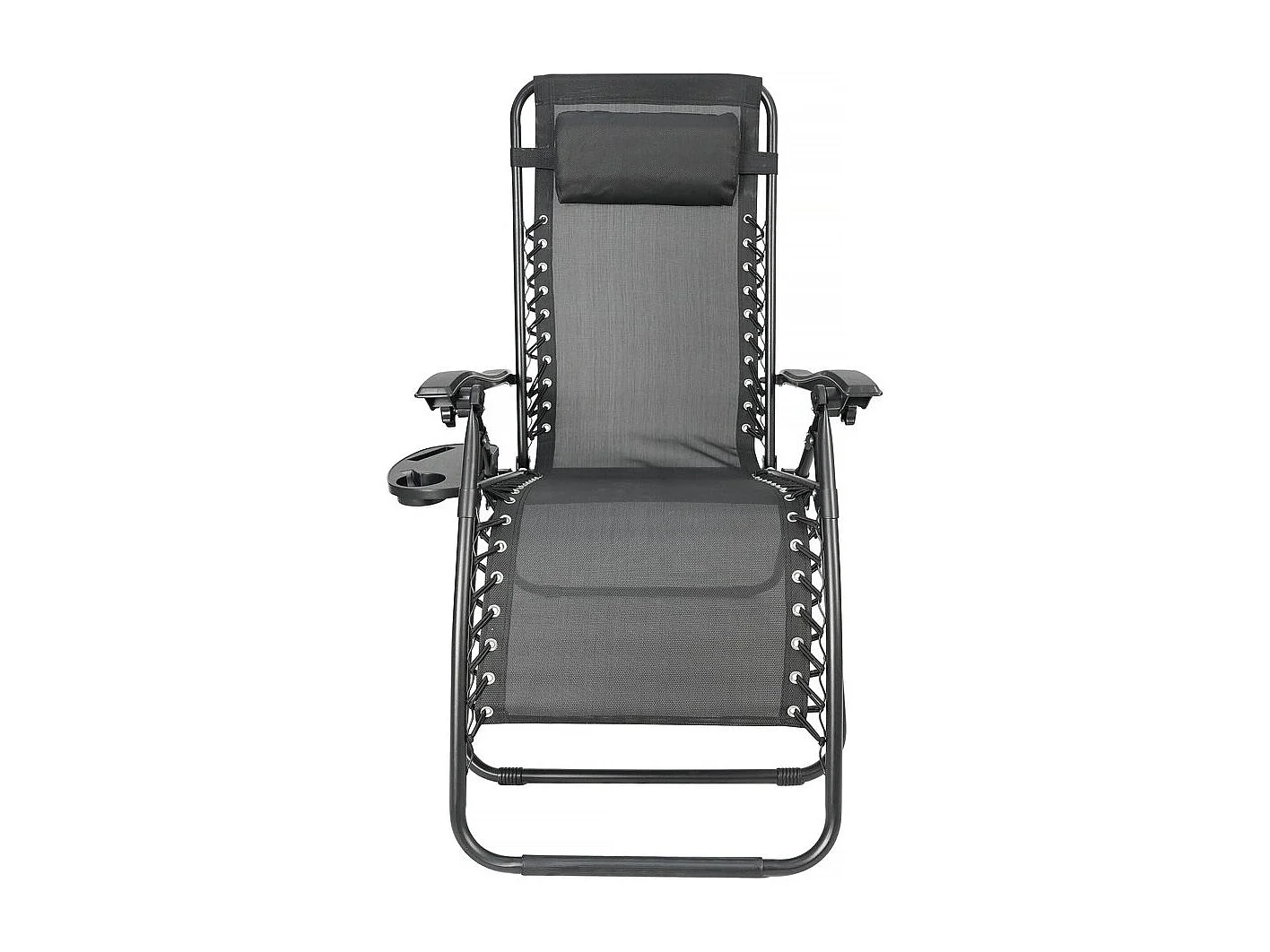 Fauteuil de jardin relax zéro gravité "Sintra" - Noir