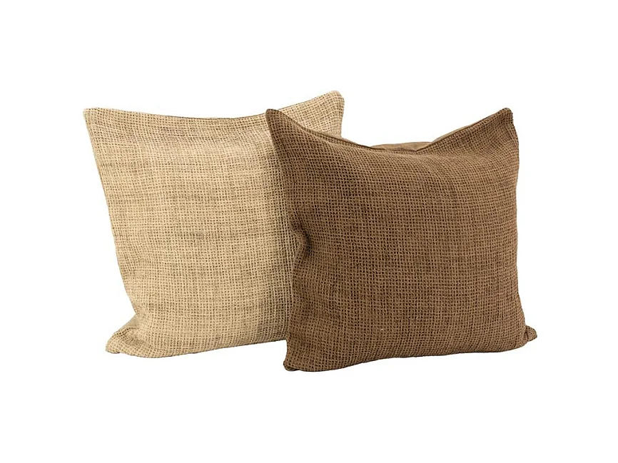 Coussins en coton et flex Lot de 2