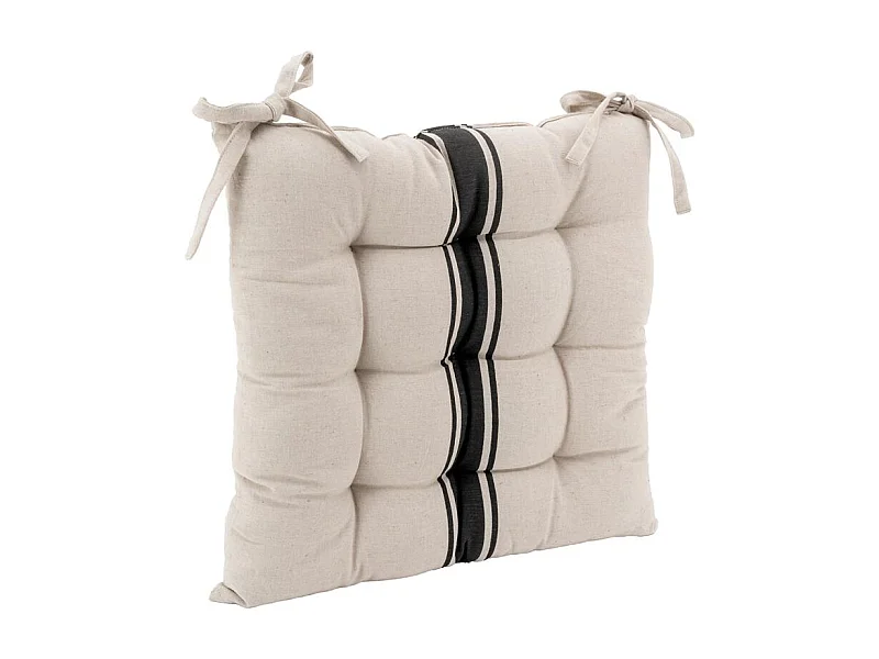 Galette de chaise en coton FLEX 40 cm