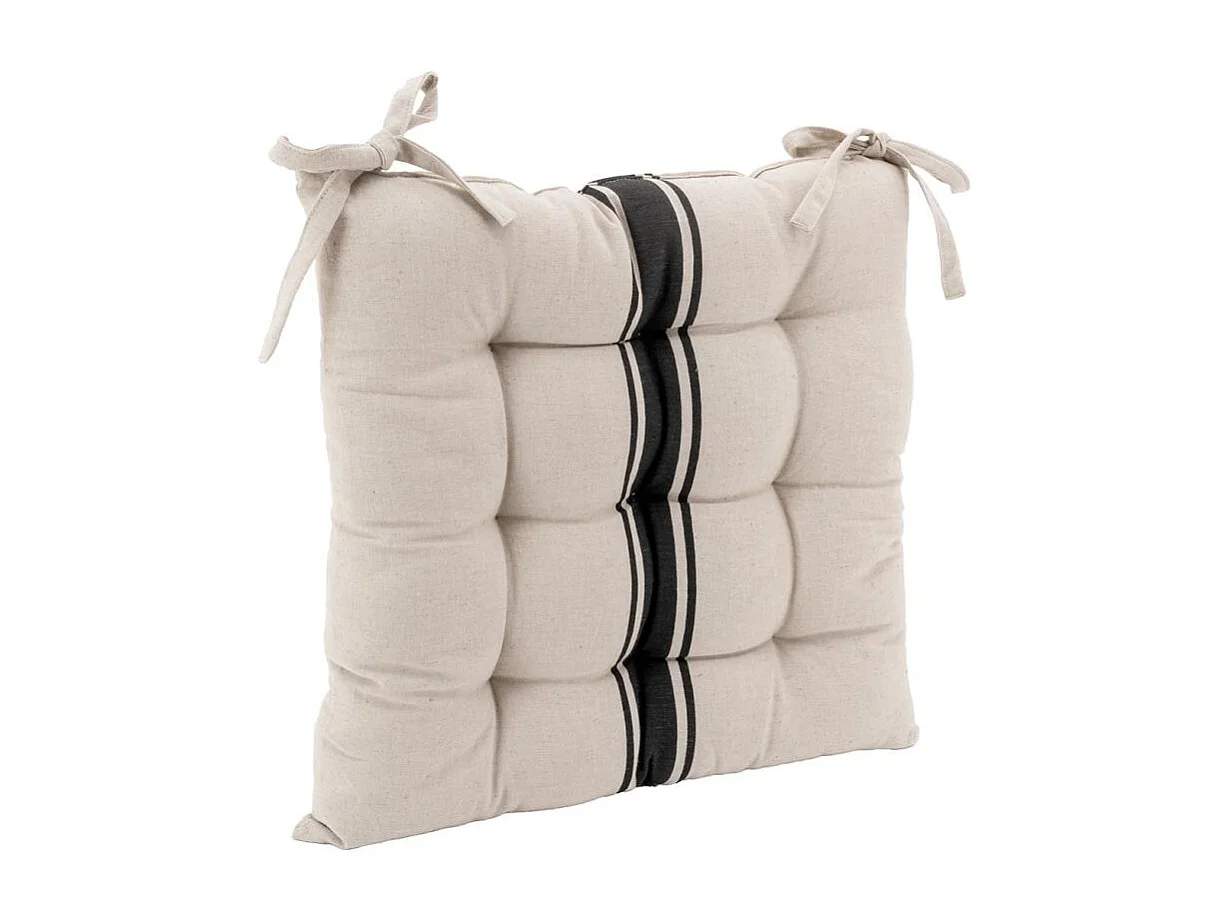 Galette de chaise en coton FLEX 40 cm