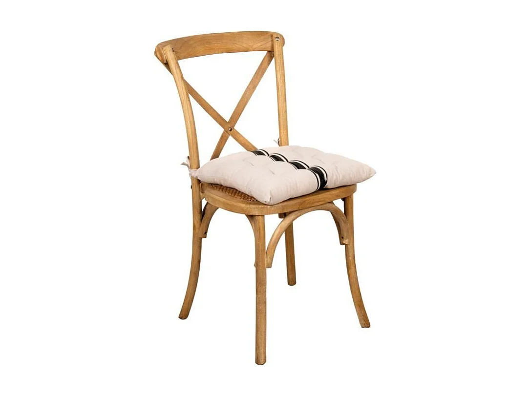 Galette de chaise en coton FLEX 40 cm