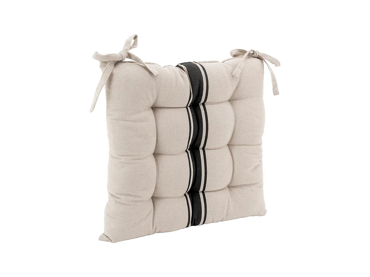 Galette de chaise en coton FLEX 40 cm