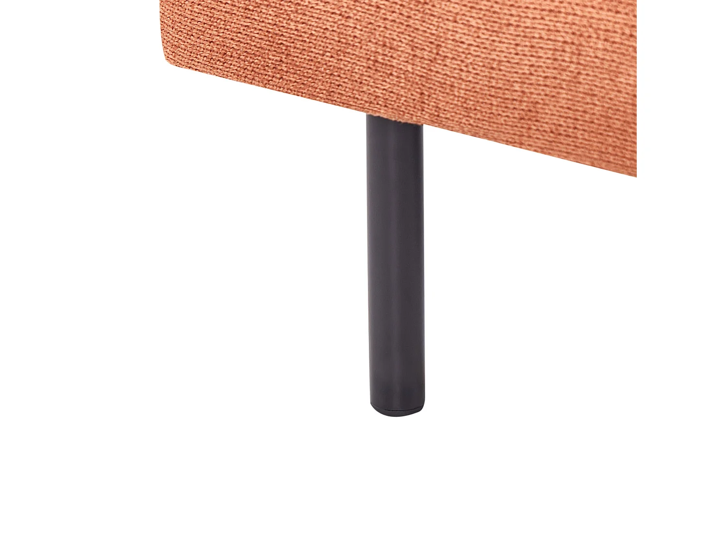 Ottoman VINTERBRO Tissu chenille Marron doré