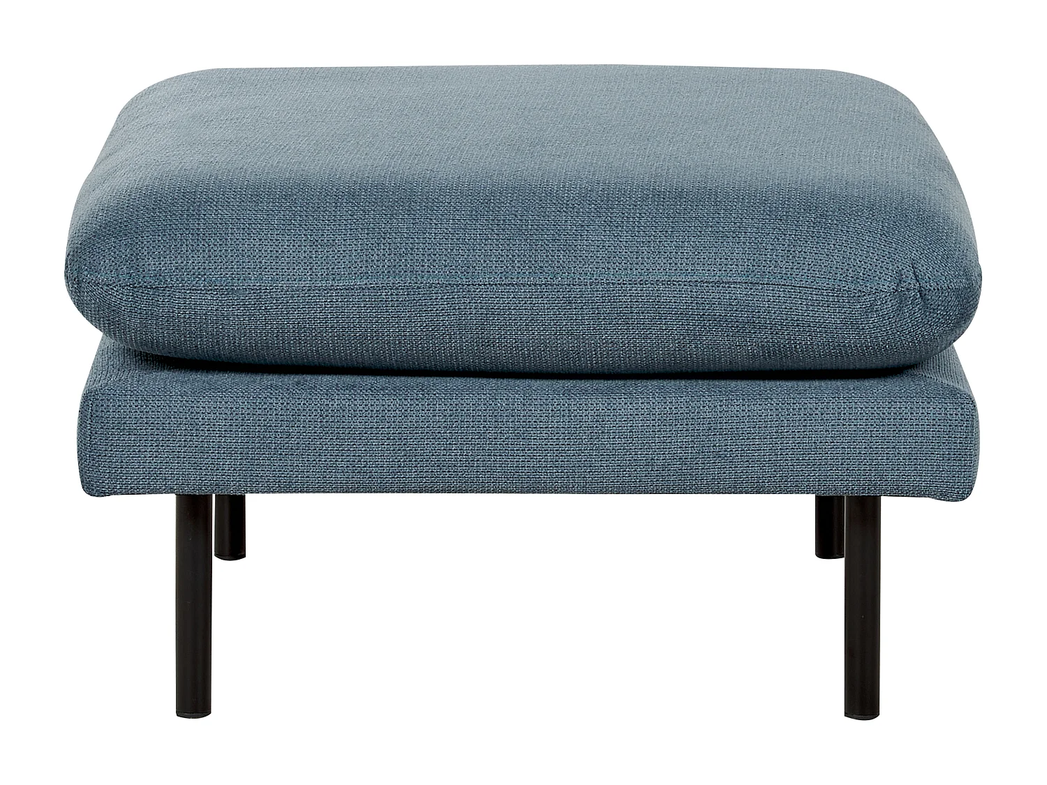 Ottomane VINTERBRO Chenillegewebe Blau