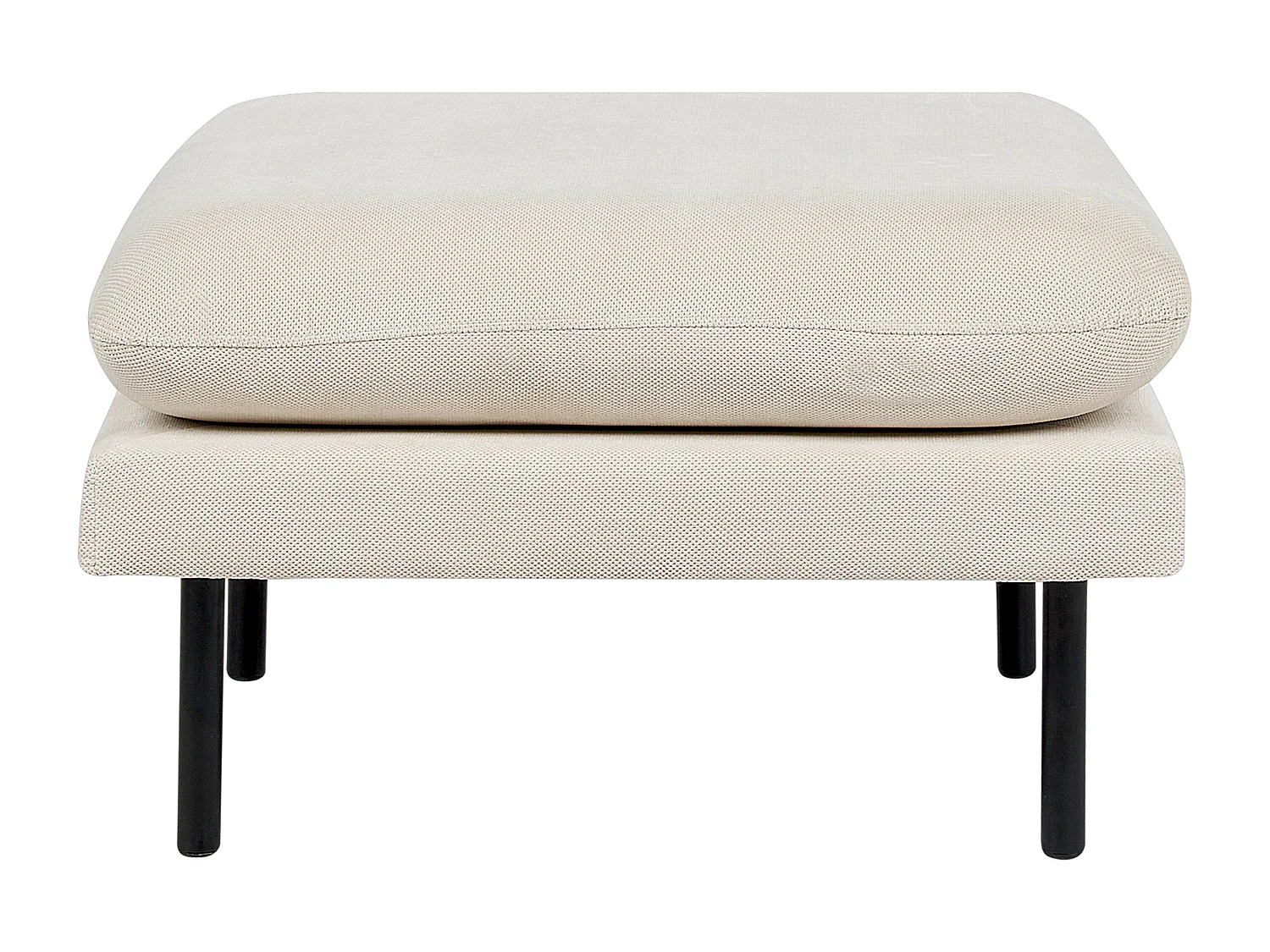 Ottomaan VINTERBRO Stof Lichtbeige