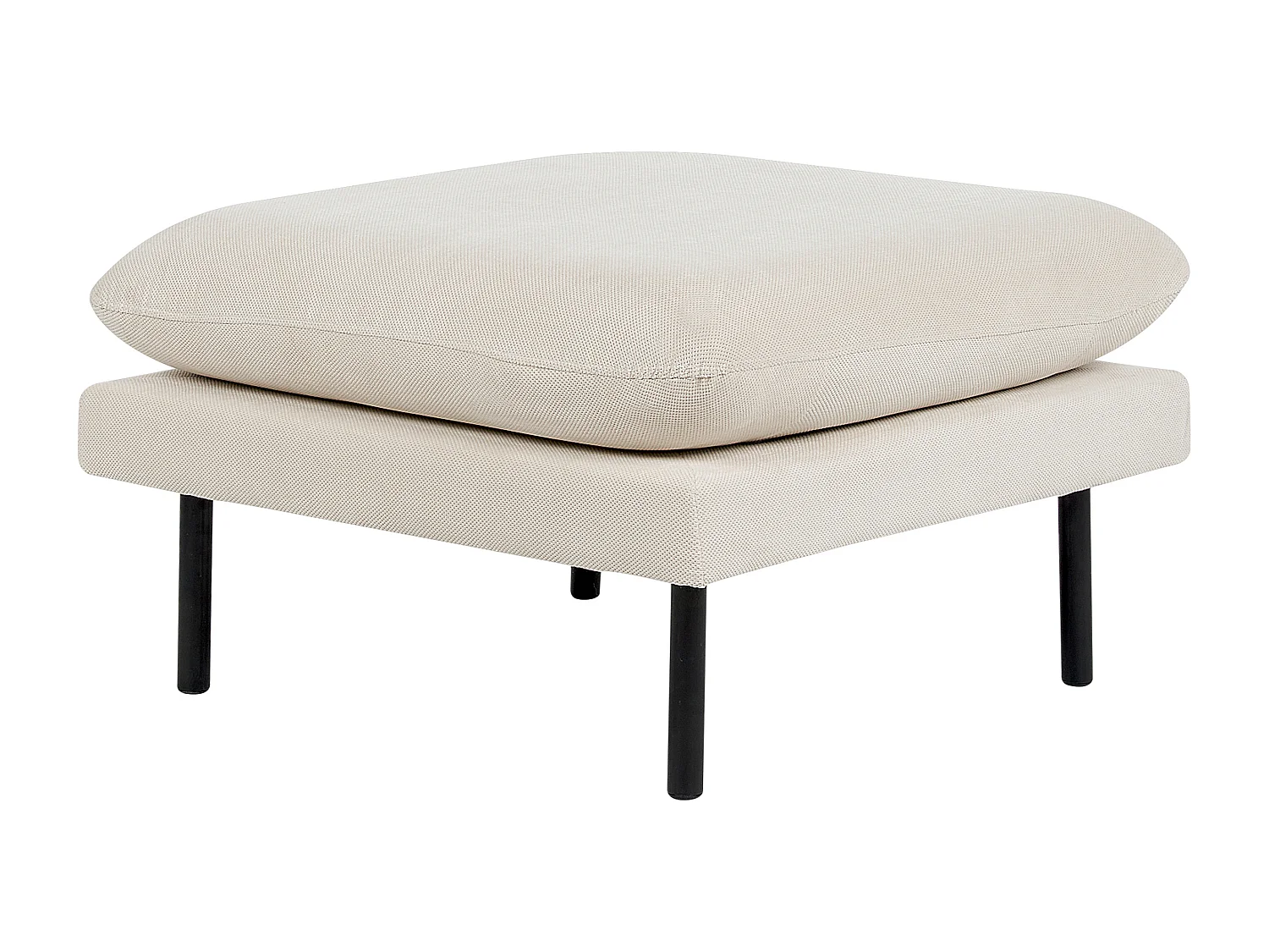 Ottomaan VINTERBRO Stof Lichtbeige