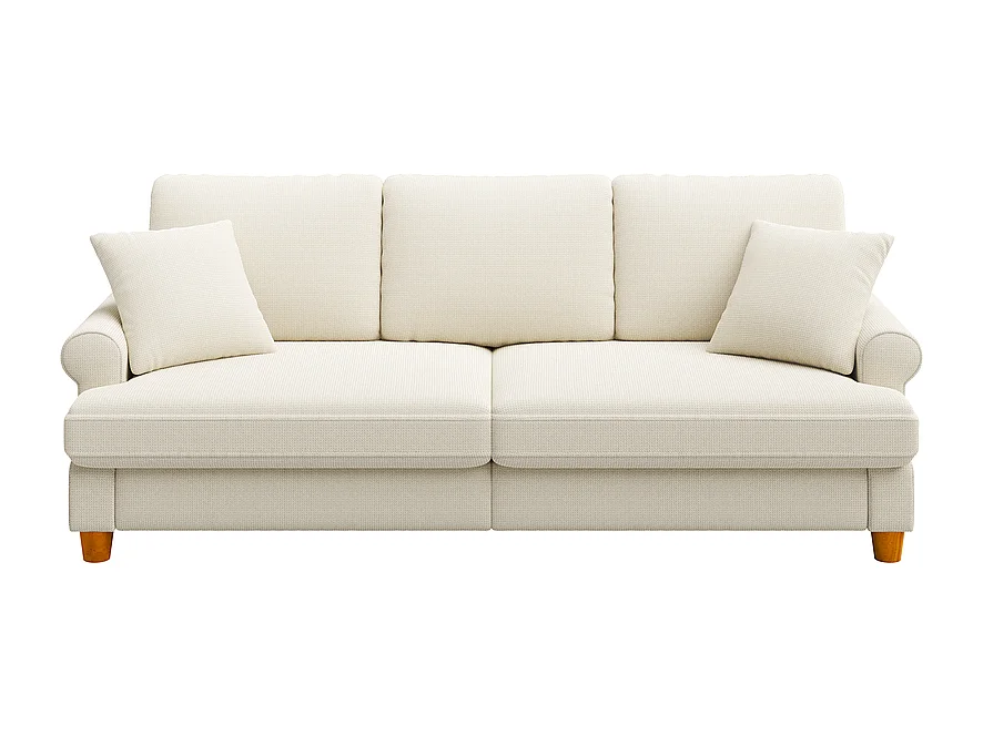 3 -STEER COMPORT SOFA, CATPILLAR -stof, met armleuningen, kussens en 2 kussens, Max Load 300 kg - 220x76x86 cm