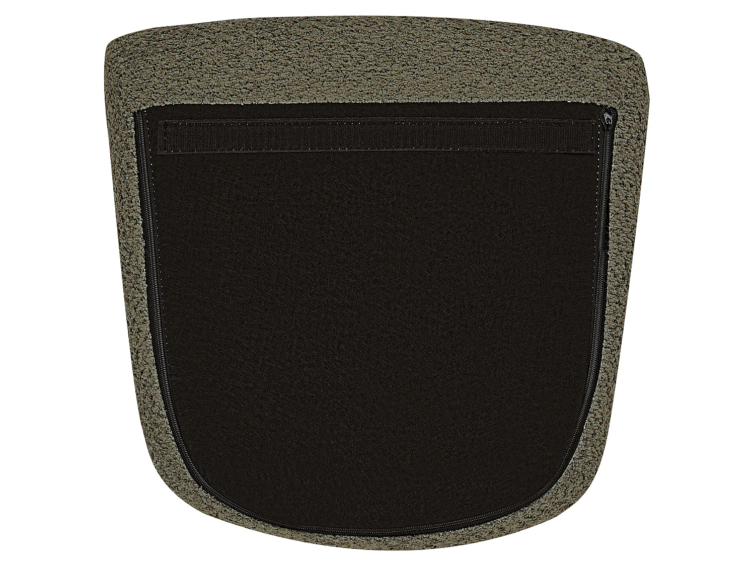 Fauteuil à bascule ANASET Bouclé Vert foncé